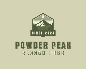 Mountain Peak Hike logo design