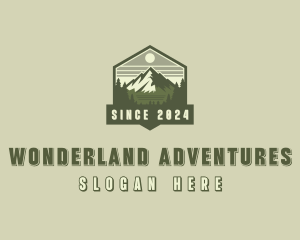 Mountain Peak Hike logo design