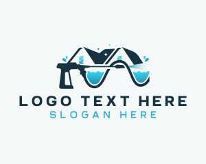 Tool - Pressure Washer Cleaning logo design