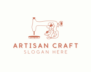 Artisan Sewing Machine  logo design