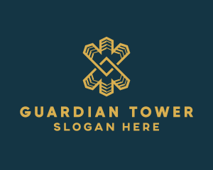 Skyscraper Building Property logo design