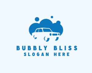 Car Wash Bubbles logo design