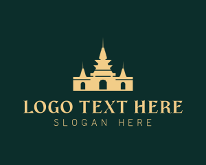 Indonesia - Asian Palace Temple logo design