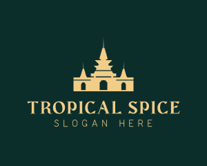 Indonesia - Asian Palace Temple logo design