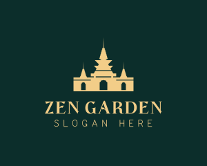 Buddhist - Asian Palace Temple logo design