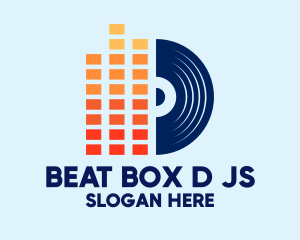 Dj - DJ Turntable Audio logo design
