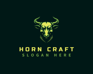 Horn - Bull Horn Animal logo design