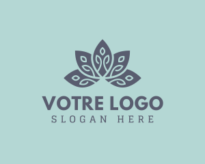 Lotus Leaf Spa Massage Logo