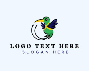 Humming Bird - Jamaican Humming Bird logo design