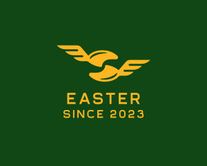 Wing - Golden Military Rank logo design