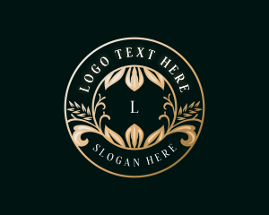 Elegant Leaf Floral Logo