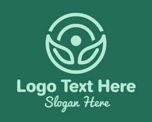 Vegan - Green Leaf Farm logo design