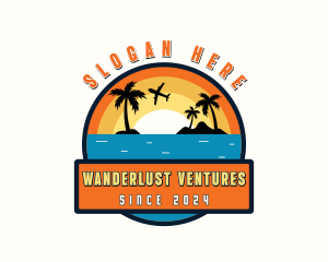 Ocean Travel Tour logo design