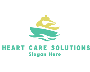 Love Ship Sailing logo design