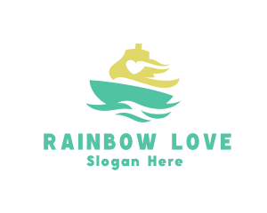 Love Ship Sailing logo design