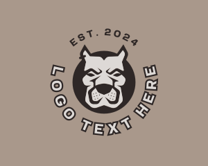 Piercing - Dog Hound Canine logo design