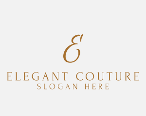 Couture - Deluxe Lifestyle Couture logo design