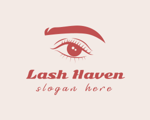 Eyelash & Eyebrow Makeup logo design