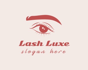 Eyelash & Eyebrow Makeup logo design