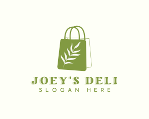 Plant Shopping Bag logo design