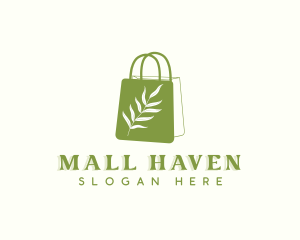 Plant Shopping Bag logo design