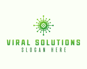 Virus Bacteria Infection logo design