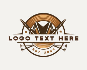 Remodeling - Tools Renovation Carpentry logo design