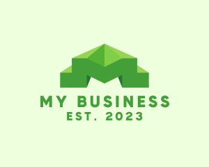 3D Business Letter M logo design