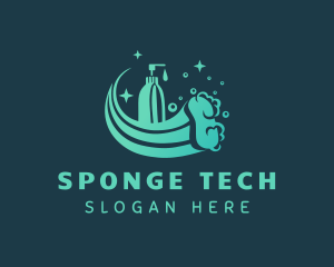 Sponge - Cleaning Sanitary Sponge logo design