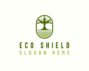 Nature Tree Eco logo design