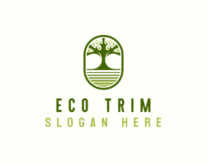 Nature Tree Eco logo design