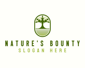 Nature Tree Eco logo design