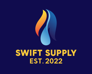 Supply - Industrial Fire Water Supply logo design