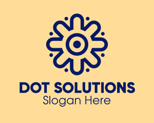 Dot - Cog Wheel Repair logo design