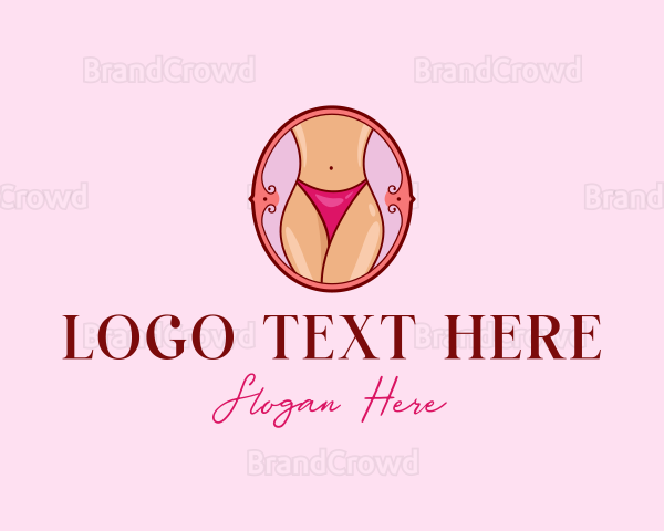 Female Lingerie Bikini Logo