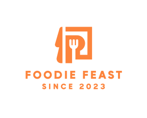Cutlery Food Utensils logo design