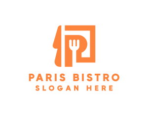 Restaurant Cutlery Food Utensils logo design