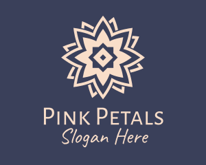 Pink Flower Decoration logo design