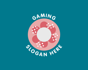 Home Made - Sweet Floral Doughnut logo design