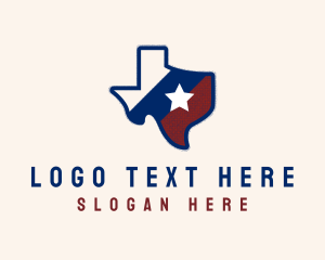 Texas Star Map  Logo