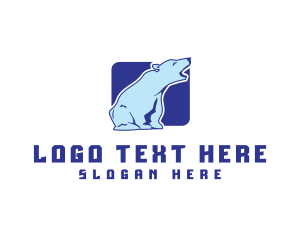 Polar Bear - Arctic Bear Animal logo design