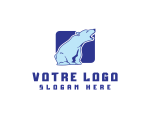 Winter - Arctic Bear Animal logo design
