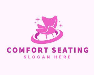 Sparkling Armchair Decoration logo design