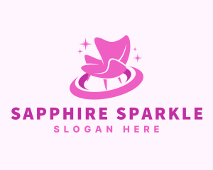 Sparkling Armchair Decoration logo design