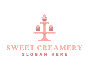 Sweet Cupcake Bakery logo design