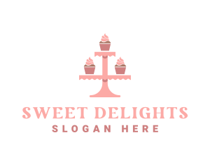 Sweet Cupcake Bakery logo design