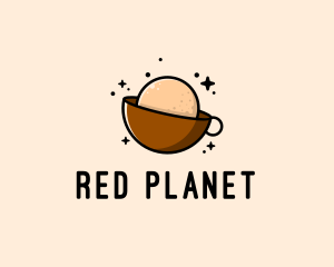 Coffee Espresso Planet  logo design