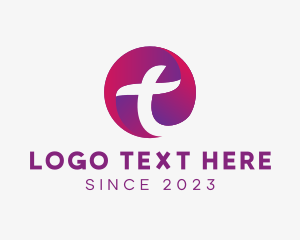 App - Digital Technology Letter T logo design