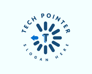 Pointer - Loading Cursor Arrow logo design