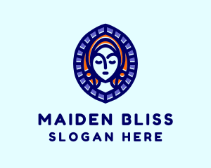 Maiden - Hijab Lady Maiden logo design